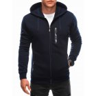 Men's zip-up sweatshirt B1615 - navy