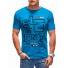 Men's t-shirt S1884 - light blue