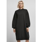 Dámske šaty // Urban Classics Ladies Organic Oversized Midi Crewneck Dress black