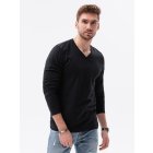 Pánske tričko dlhý rukáv // L136 - black