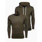 BASIC men's sweatshirt set - olive 2-pack V3 Z54