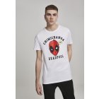 Pánske tričko krátky rukáv // Merchcode Deadpool Chimichanga Tee white