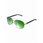 Slnečné okuliare // MasterDis Sunglasses Mumbo Mirror gold/green