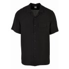 Pánska košeľa // Urban Classics / Viscose Camp Shirt black