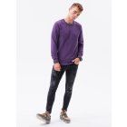 Men's plain sweatshirt B978 - violet