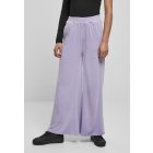 Urban classics  Ladies High Waist Straight Velvet Sweatpants lavender