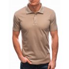 Men's plain polo shirt S1600 - beige