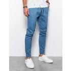 Men's pants joggers P885 - blue