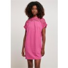 Dámske šaty // Urban Classics Ladies Lace Tee Dress brightviolet