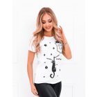 Women's printed t-shirt SLR062 - white