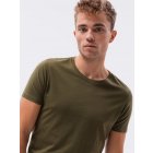Men's plain t-shirt - khaki S1370