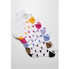 Ponožky // Urban Classics Recycled Yarn Heart Sneaker Socks 7-Pack multicolor
