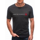 Men's t-shirt S1761 - dark grey