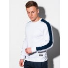 Men's hoodless sweatshirt OM-SSNZ-22FW-010 - V3 white