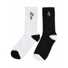 Urban Classics / Zodiac Socks 2-Pack black/white leo