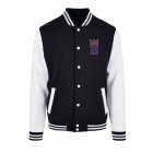 Mister Tee / Haile The King College Jacket blk/wht